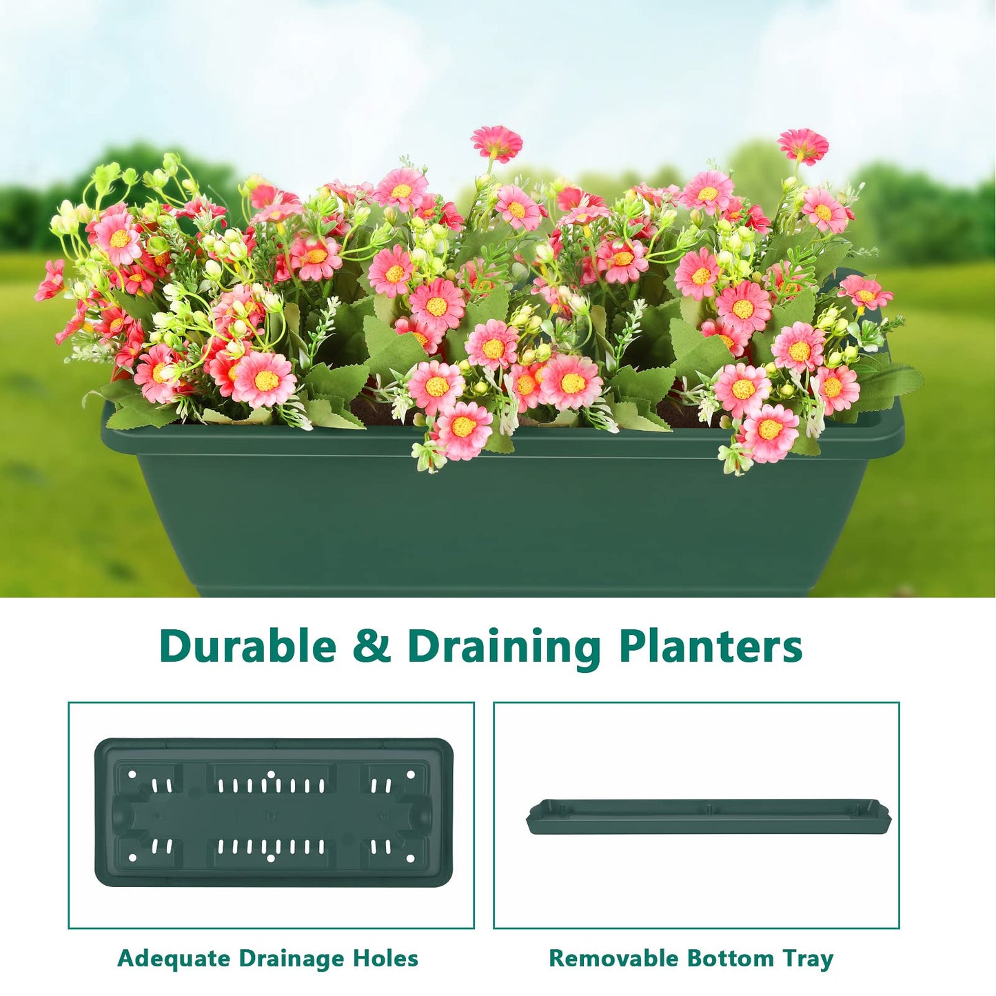 CLGardenLTD Raised Garden Bed 4 Tier Vertical Garden Planter Indoor Outdoor Herb Planter with Legs Elevated Garden Planters for Flowers Vegetables Plants, Brick Red